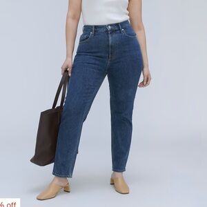 Everlane Curvy Cheeky Jean - Washed Midnight